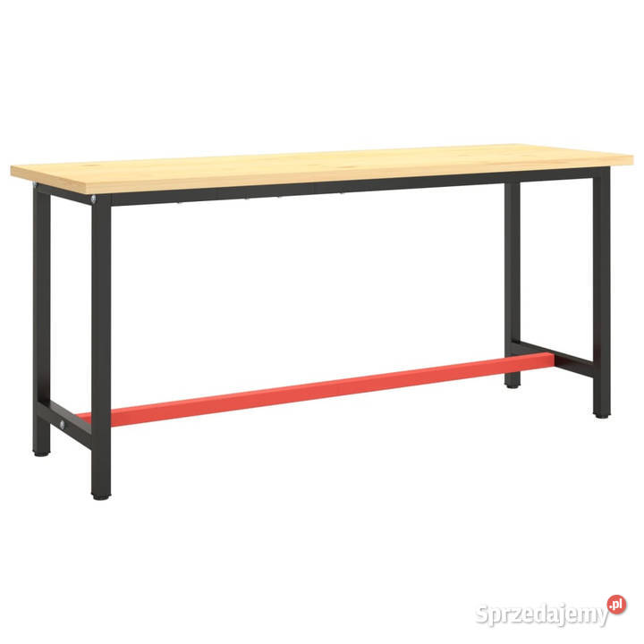 Rama do stołu roboczego czerwonoczarna 170x50x79 Pozostałe mazowieckie Warszawa