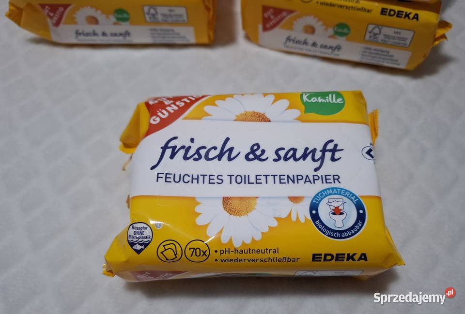Nawilżany papier toaletowy spłukiwalny 70 Zdrowie i  pielęgnacja Czeladź sprzedam