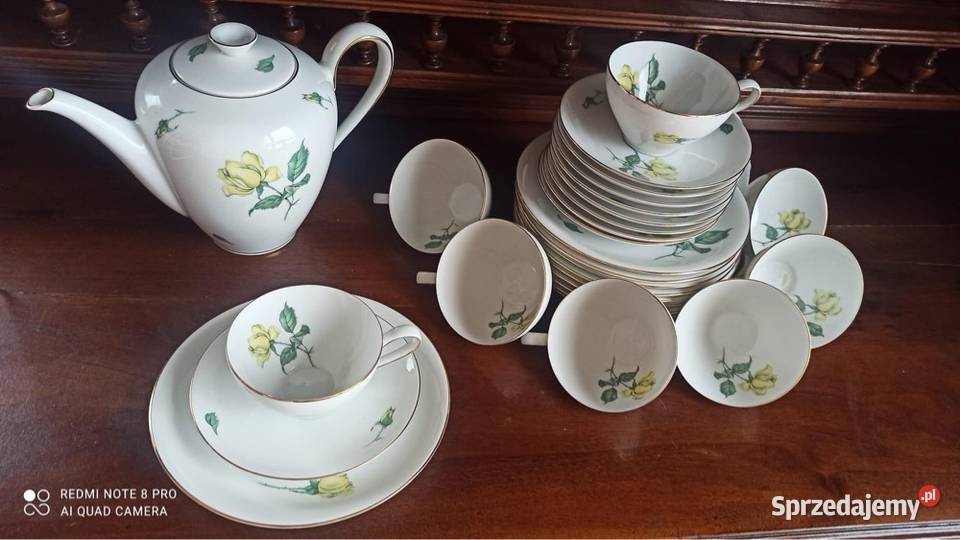 Filiżanka z talerzykiem deserowym Rosenthal Syg Porcelana i szkło sprzedam