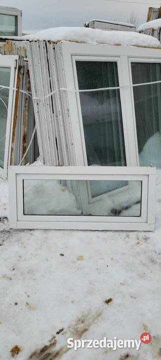 OKNA KacprzaK OKNO PCV 122X53 Używane Plastikowe Lublin