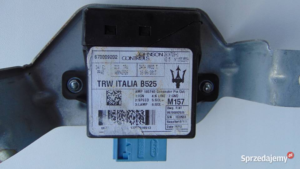 MASERATI GHIBLI MODUŁ STEROWNIK SENSOR 670009202 Nowy Tomyśl