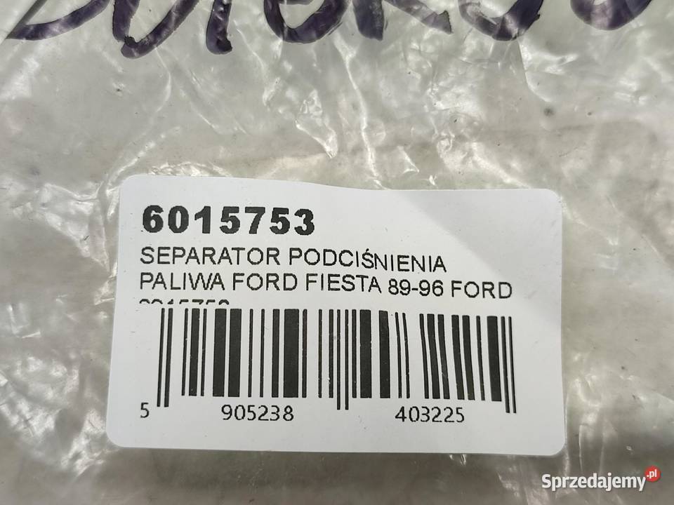 SEPARATOR PODCIŚNIENIA PALIWA FORD FIESTA III sprzedam