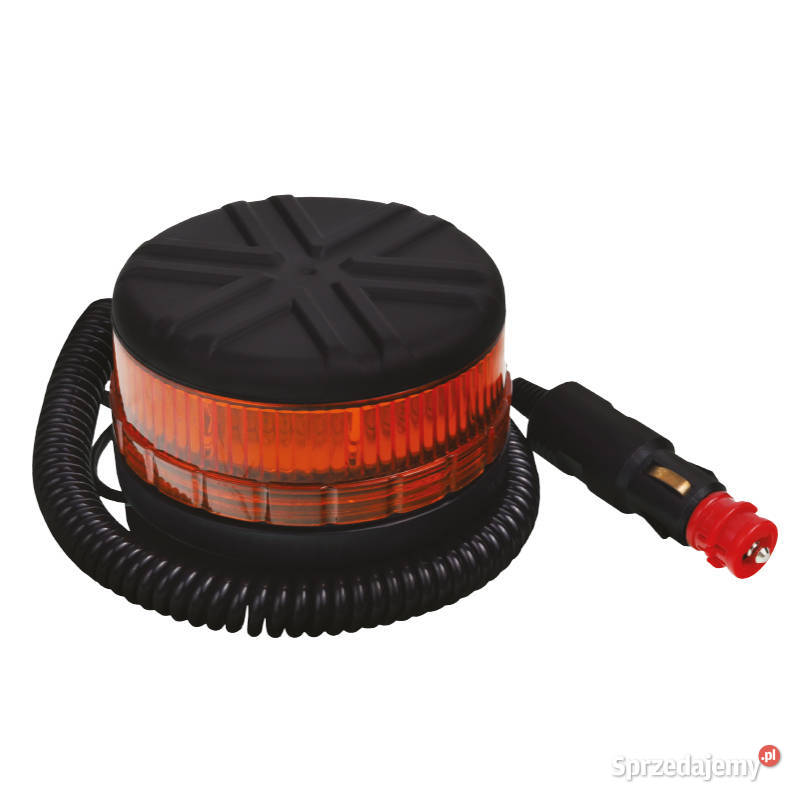 LAMPA OSTRZEGAWCZA KOGUT NISKA MAGNES 8 LED uniwersalne