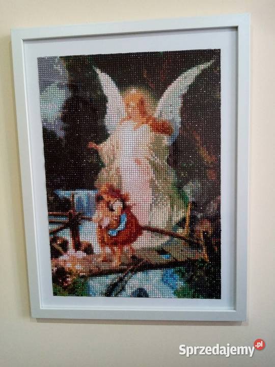 Anioł Stróż haft diamentowy