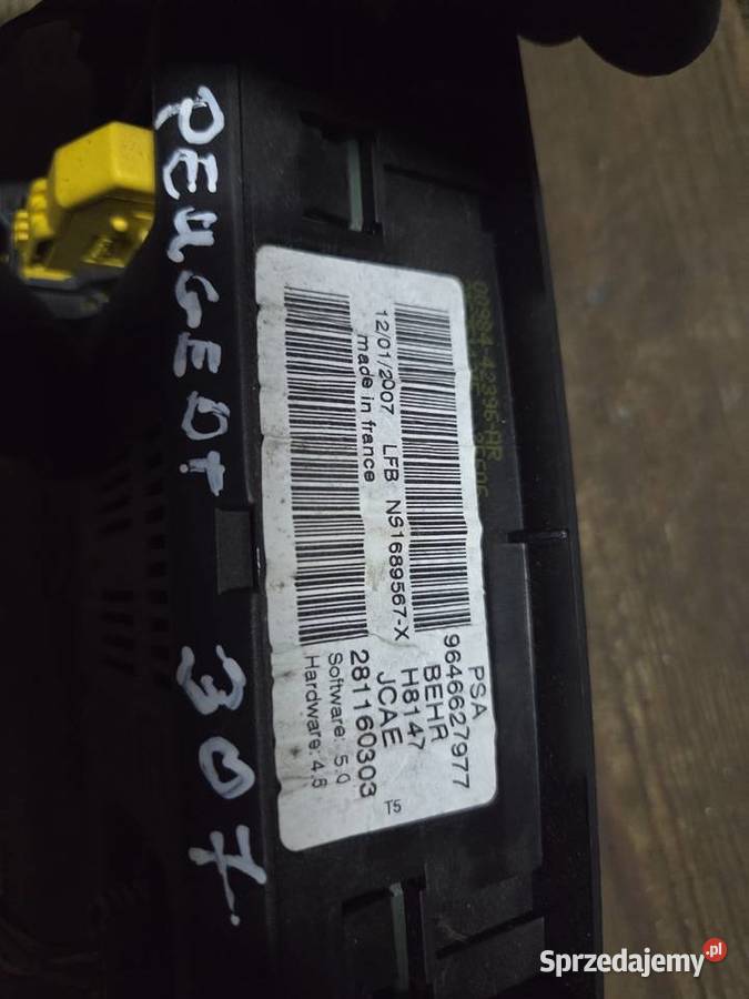 Climatronik Peugeot 307 CC