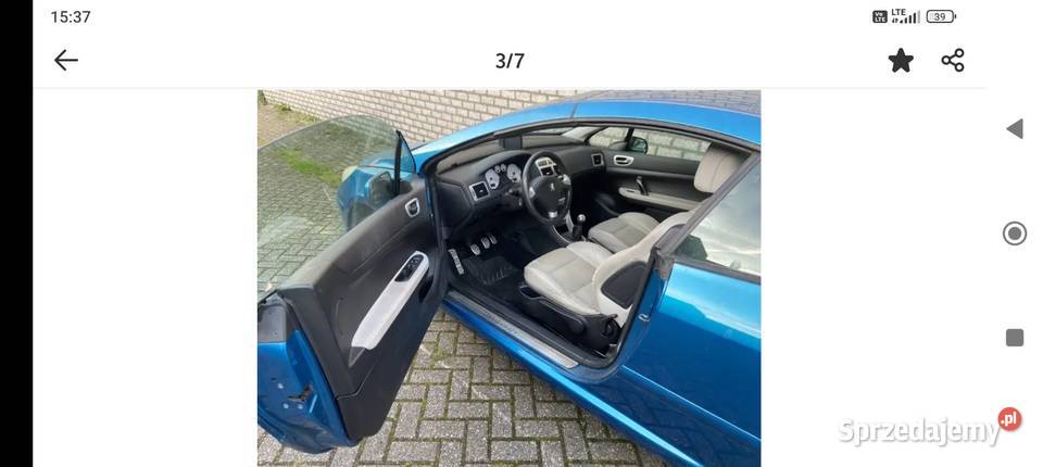 Peugeot 307 CC sprowadzony opłacony