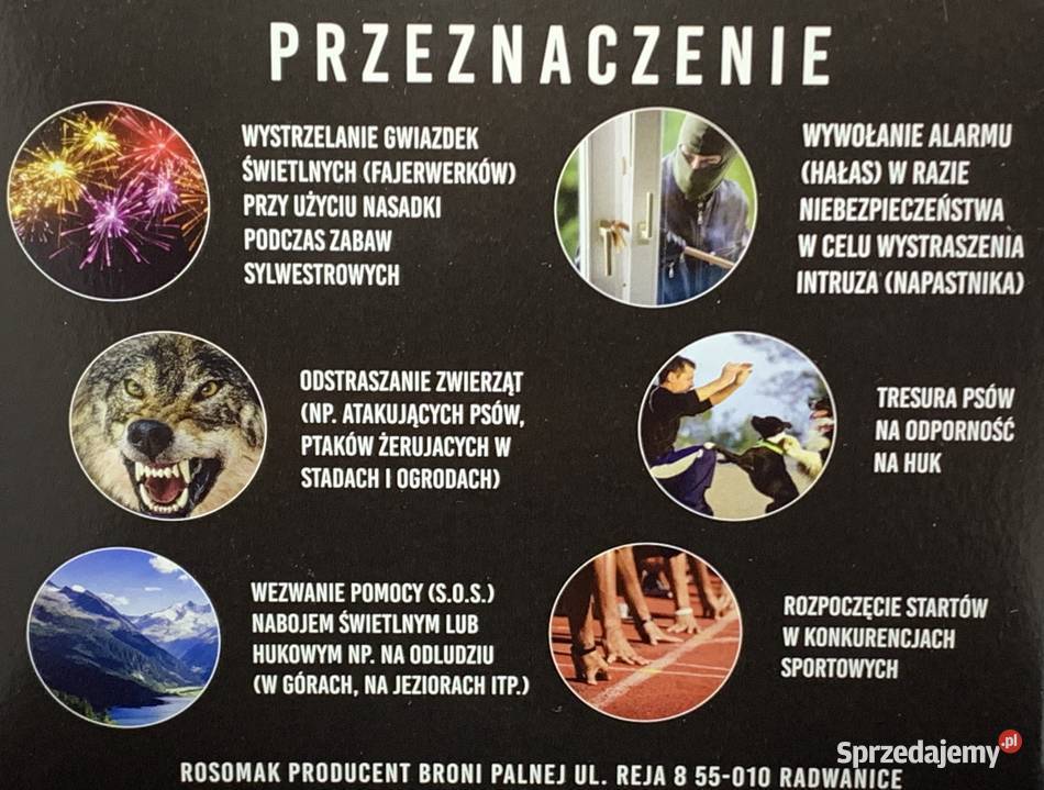 REWOLWER HUKOWY FENIX KALIBER 6MM PISTOLET Odstraszacze Poznań