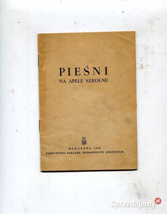 Pieśni na apele szkolne zachodniopomorskie Szczecin sprzedam