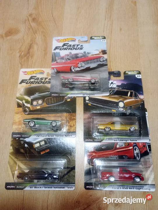 Set HOT WHEELS PREMIUM fast and furious Muscle mazowieckie Warszawa sprzedam