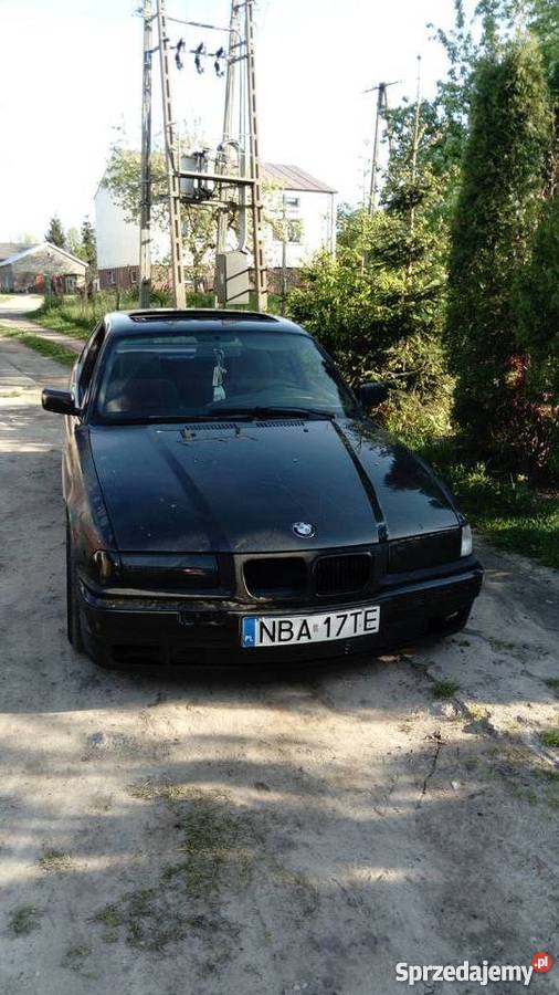 Bmw e36 coupe czarna gleba borbet xenon mazowieckie Siedlce sprzedam