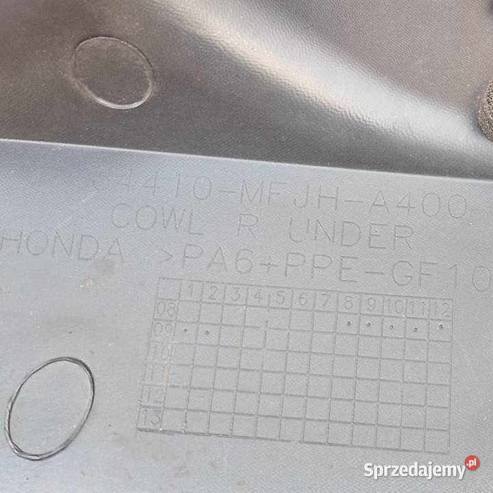 HONDA CBR 600RR OWIEWKA BOCZEK PŁUG OSŁONA Bieleń