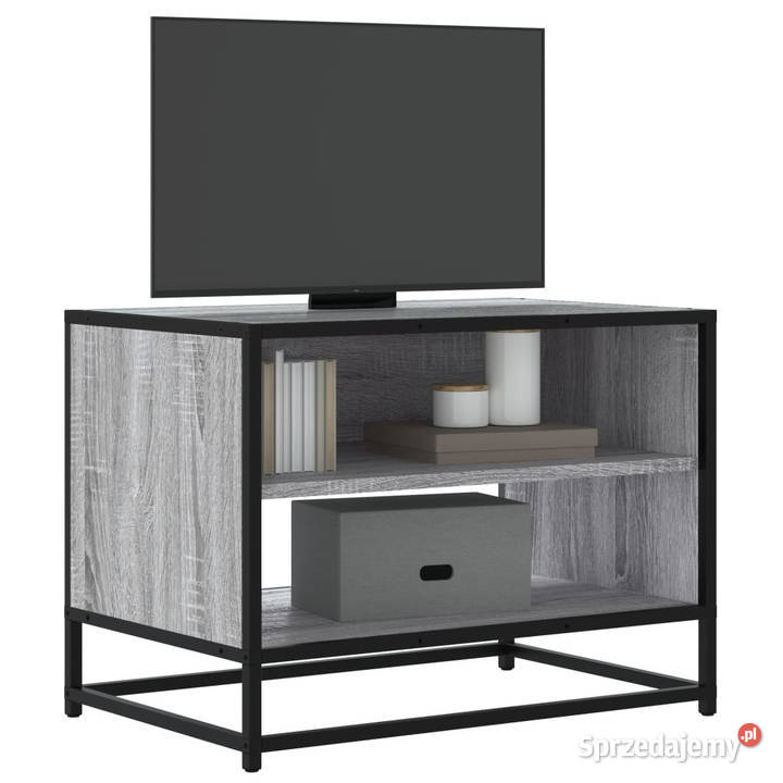 Szafka pod telewizor szary dąb sonoma 61x40x46