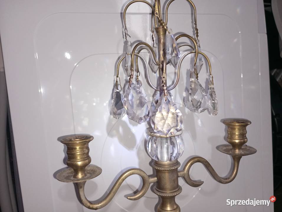 Świecznik mosiężny Antyki Biłgoraj