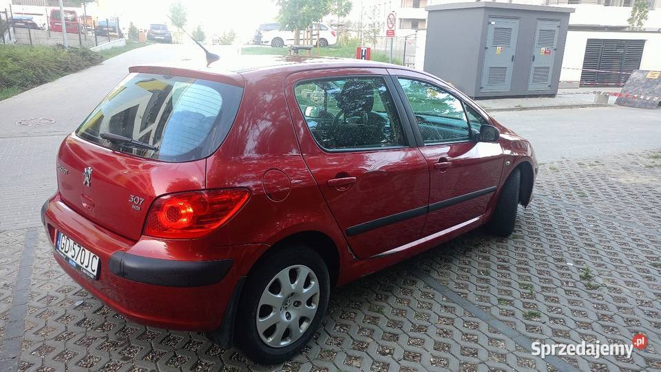 Peugeot 307 16 HDi 2007 klimatyzacja 307 Gdańsk