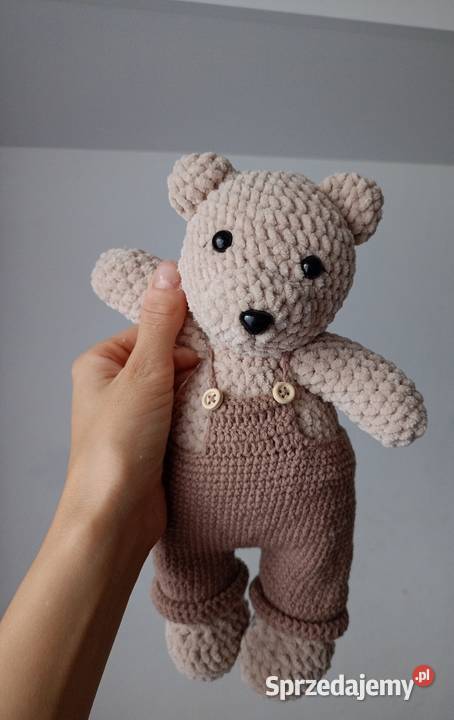 Miś robiony własnoręcznie na szydełku Kielce