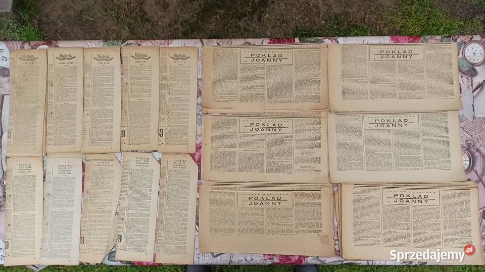 Stare gazety z lat 50607080 dodatki do gazet Wieluń