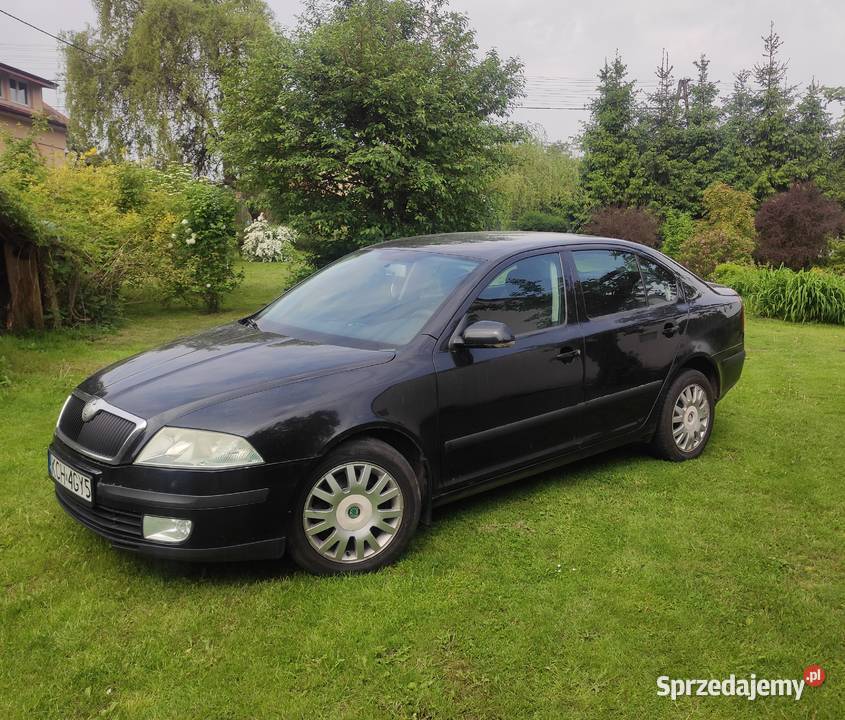 Skoda Octavia II 19tdi sedan 105 czarna 2005 Nowy Sącz