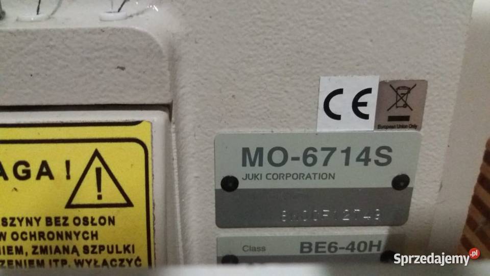 Owerlok JUKI 6714S 4nitkowy Owerlock Overlok Wałbrzych sprzedam