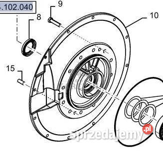 Holland CR9080 CR 9080 E4 TIER 4 Pokrywa Jastrzębniki