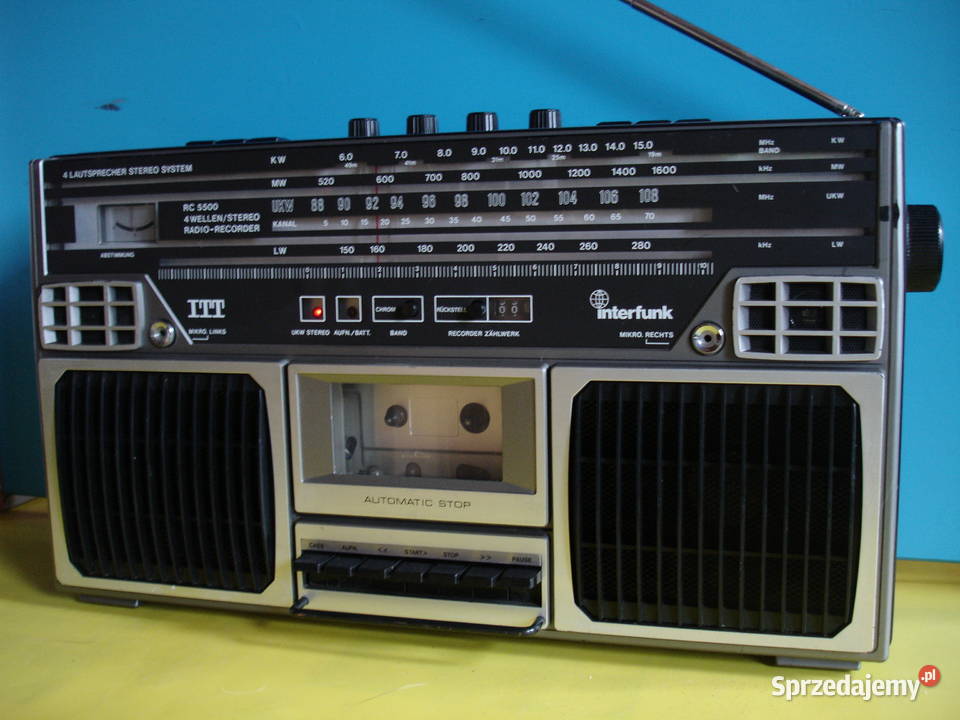 Radiomagnetofon ITTINTERFUNK RC5500 Radioodtwarzacze Zielona Góra