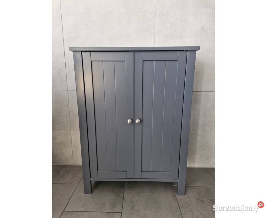 złożona nowa szara szafka łazienkowa Wokowice