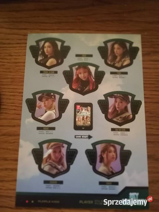 K pop wykrojniki do scrapbookingu Purple Kiss Dąbrowa Górnicza sprzedam