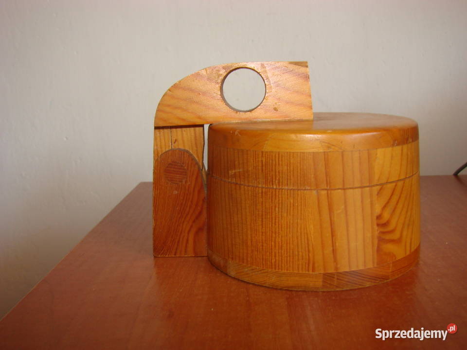 mała drewniana puszka Pruszcz Gdański