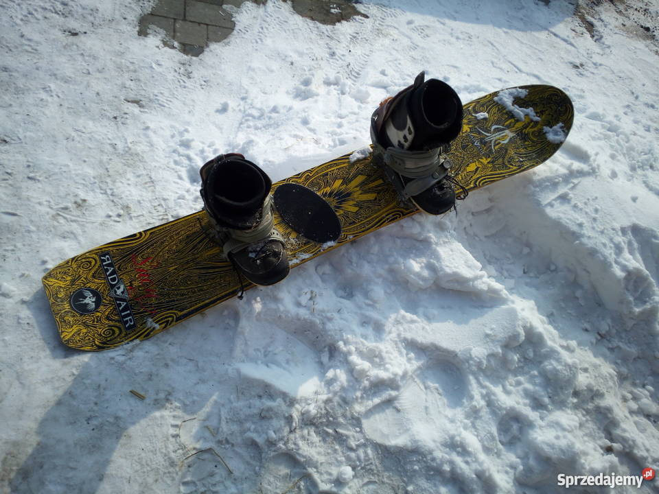 Snowboard mało używany w stanie Z butami małopolskie Okocim