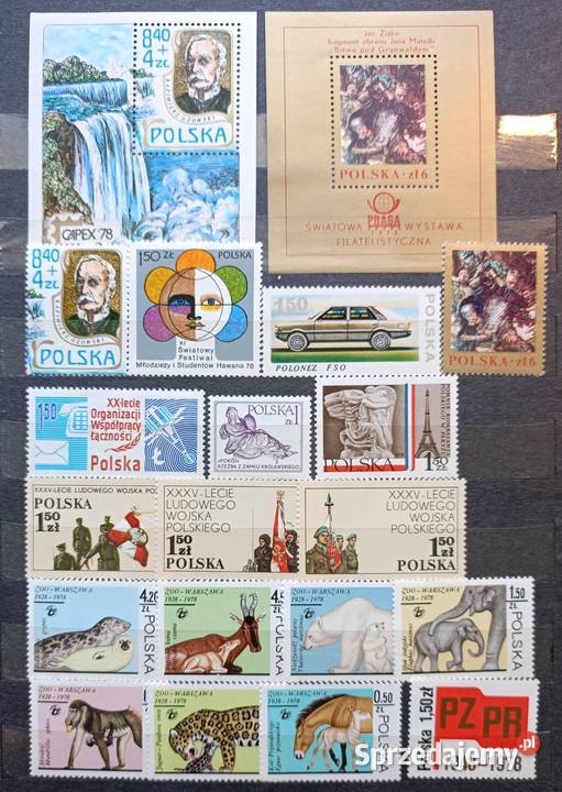 Znaczki polskie 1978 czyste Leźnica Wielka-Osiedle