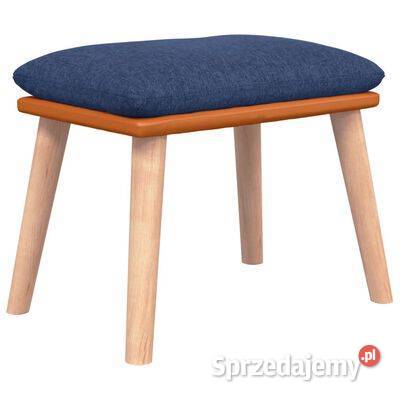 vidaXL Podnóżek niebieski 45x295x35 tkanina i Dom i Ogród