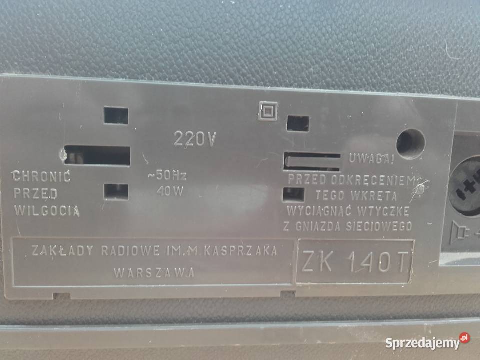 Magnetofon szpulowy ZK 140 T Elektronika Gniezno