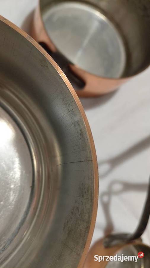 Zestaw Francuskich rondli miedzianych