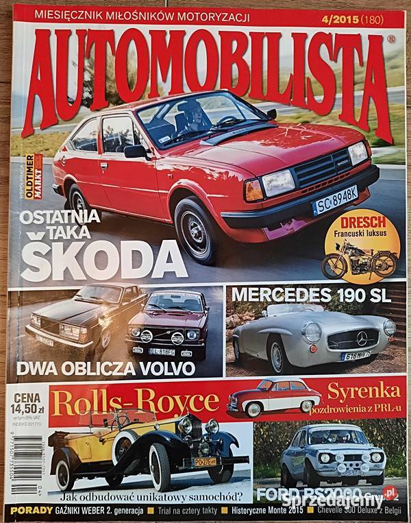 Automobilista 42015 180 Rok wydania 2015 Ostrów Wielkopolski
