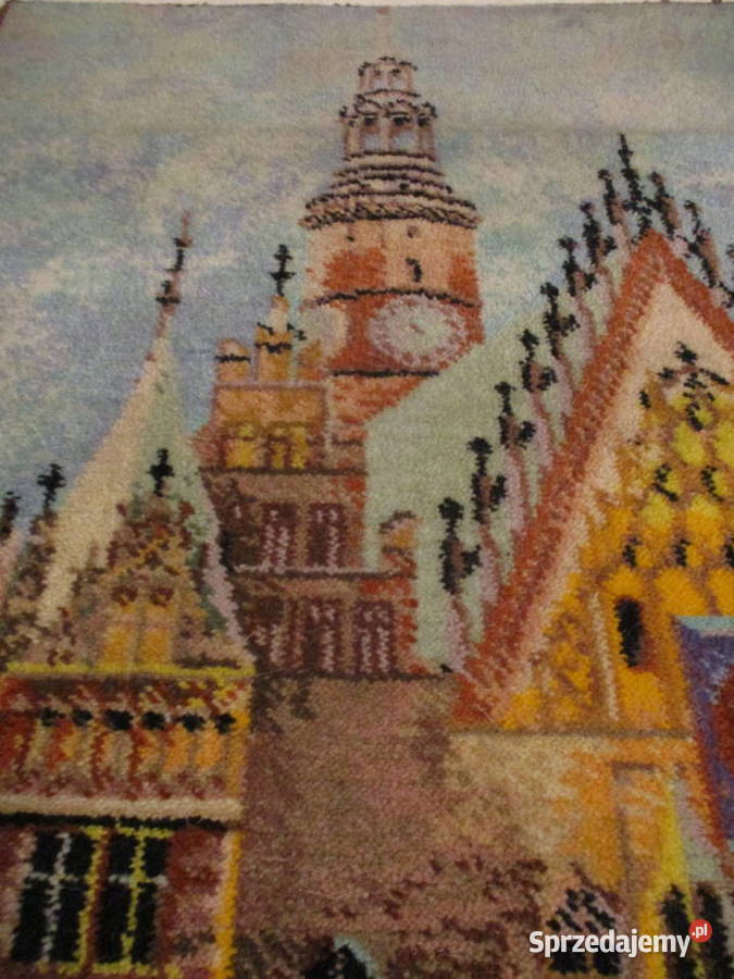 Gobelin Rynek we Wrocławiu 100 x 70 Wełna