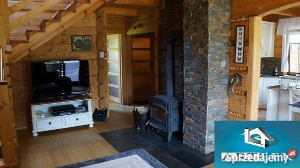 Dom z bali Jura Krakowsko Częstochowska drewno Jangrot