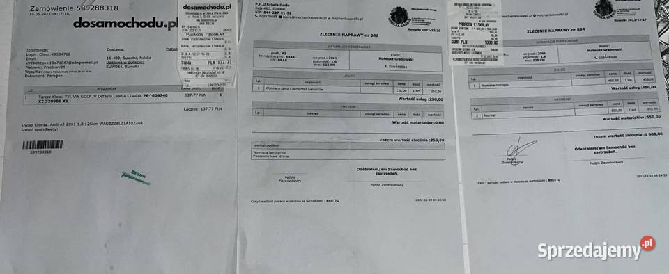 Sprzedam audi a3 8l klimatyzacja A3 Łomża