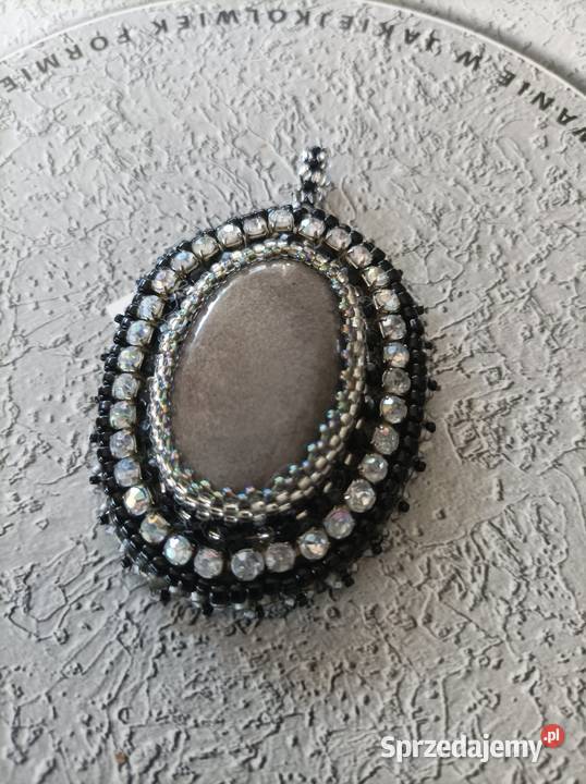Zawieszka kamień szungit beading sprzedam