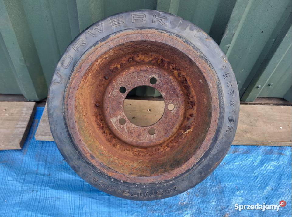 Koło Opona Vorwerk 18 X 7 X 12 18 Pełna 457178 Rolnictwo Szprotawa