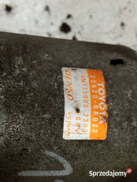 ZAWÓR EGR 256200R022 20 D4D Toyota Avensis II Rok produkcji 2007