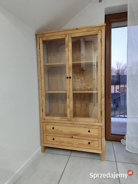 Witryna drewniana sosnowa Zduńska Wola sprzedam