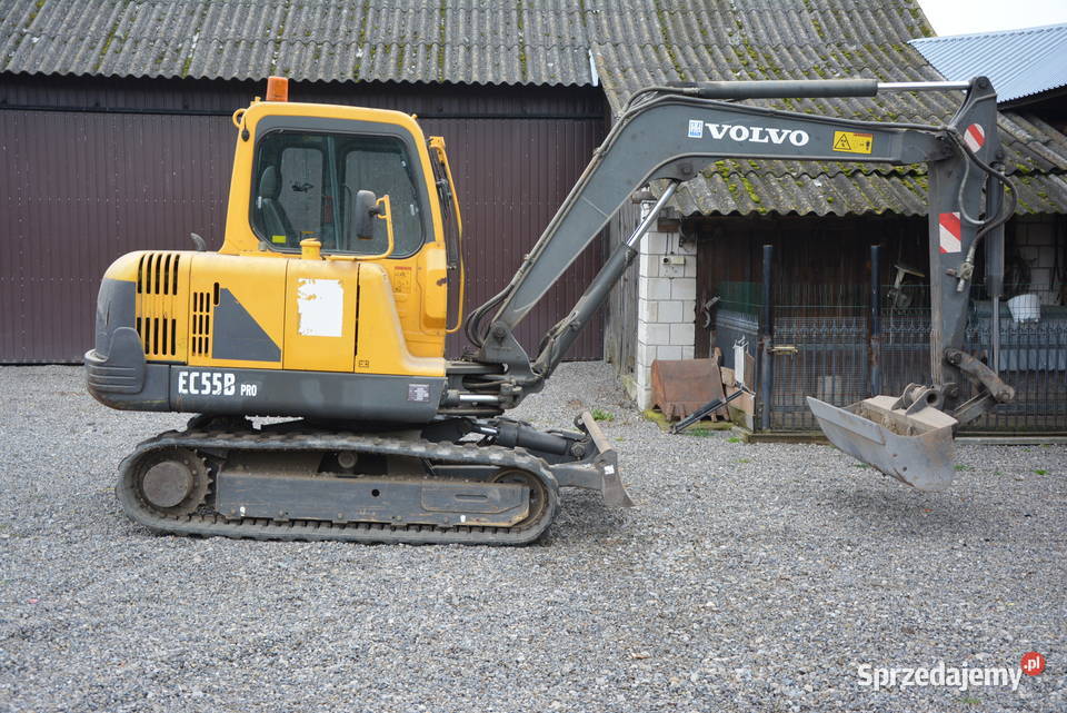 Minikoparka VOLVO EC55 w stanie mazowieckie Seredzice