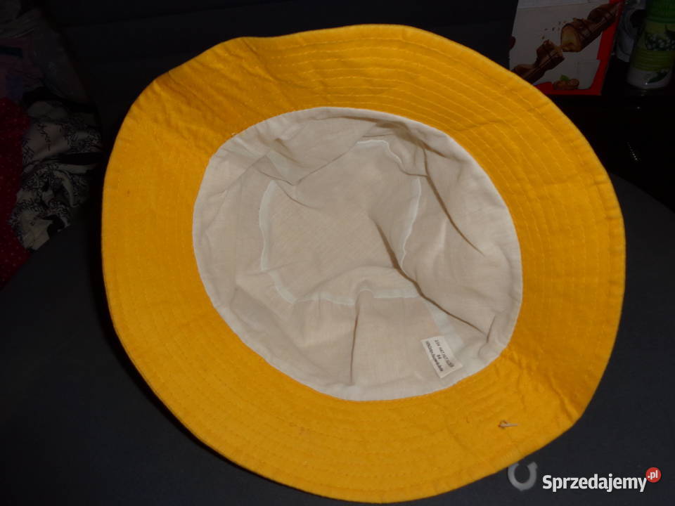 kapelusik żółty nowy rozmiar 54 Nakrycia głowy, szaliki i rękawiczki wielkopolskie Poznań