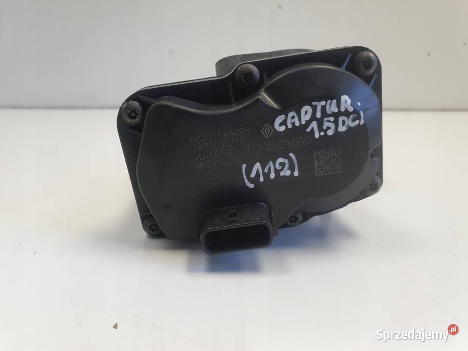 Renault Captur 15 DCI ZAWÓR EGR H8201143495 lubelskie Rudka