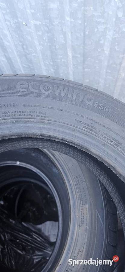 Opony 18555R15 KUMHO 2 sztuki lato wielkopolskie Łobżenica