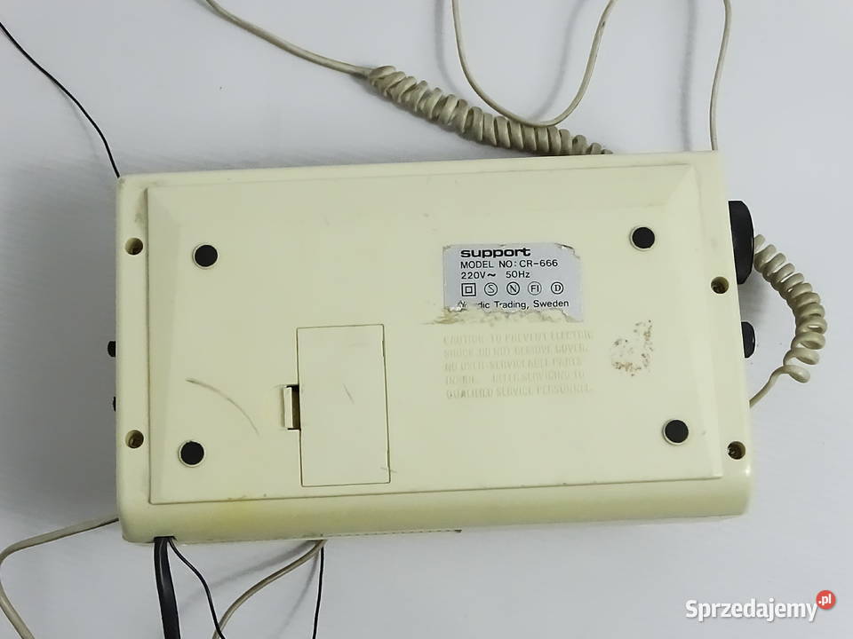 Retro RadioBudzik Telefon Support CR666 Sprawne lubelskie Biłgoraj sprzedam