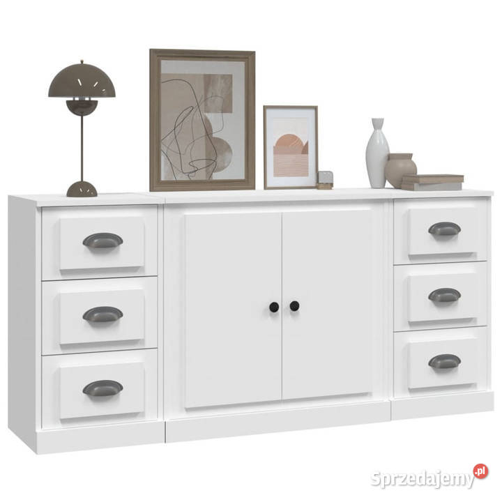 Szafki 3 biały materiał drewnopochodny WM3185231 Warszawa