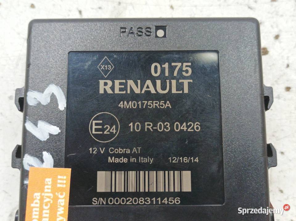 MODUŁ 4M0175R5A Renault Laguna III 2007