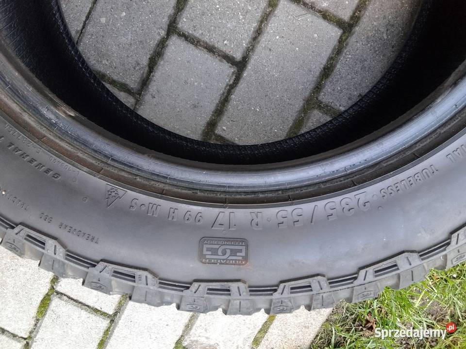 Opony zimowe Generał Grabber at3 zima warmińsko-mazurskie
