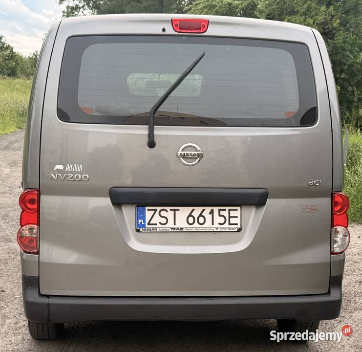 Nissan NV200 15 diesel klima 1 właściciel niski Stargard sprzedam