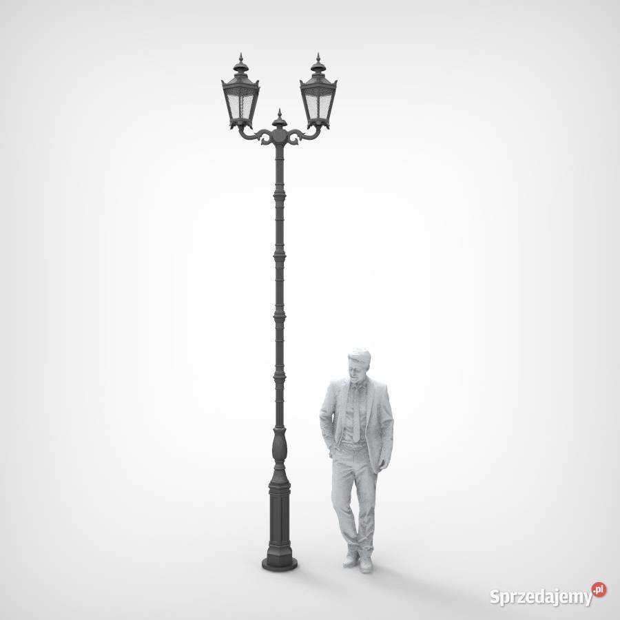 LAMPA GI 2xGŁOWICA H3000mm Gołdap sprzedam